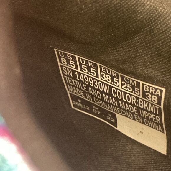 Skechers Swirl Pattern Sneakers women’s size 8.5 wide fit (OKPM-05-032) - Picture 9 of 10